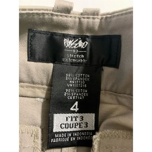 VTG. Mossimo Women's  Size‎ 4 Shorts Beige Flat Front Casual Summer - Picture 11 of 11